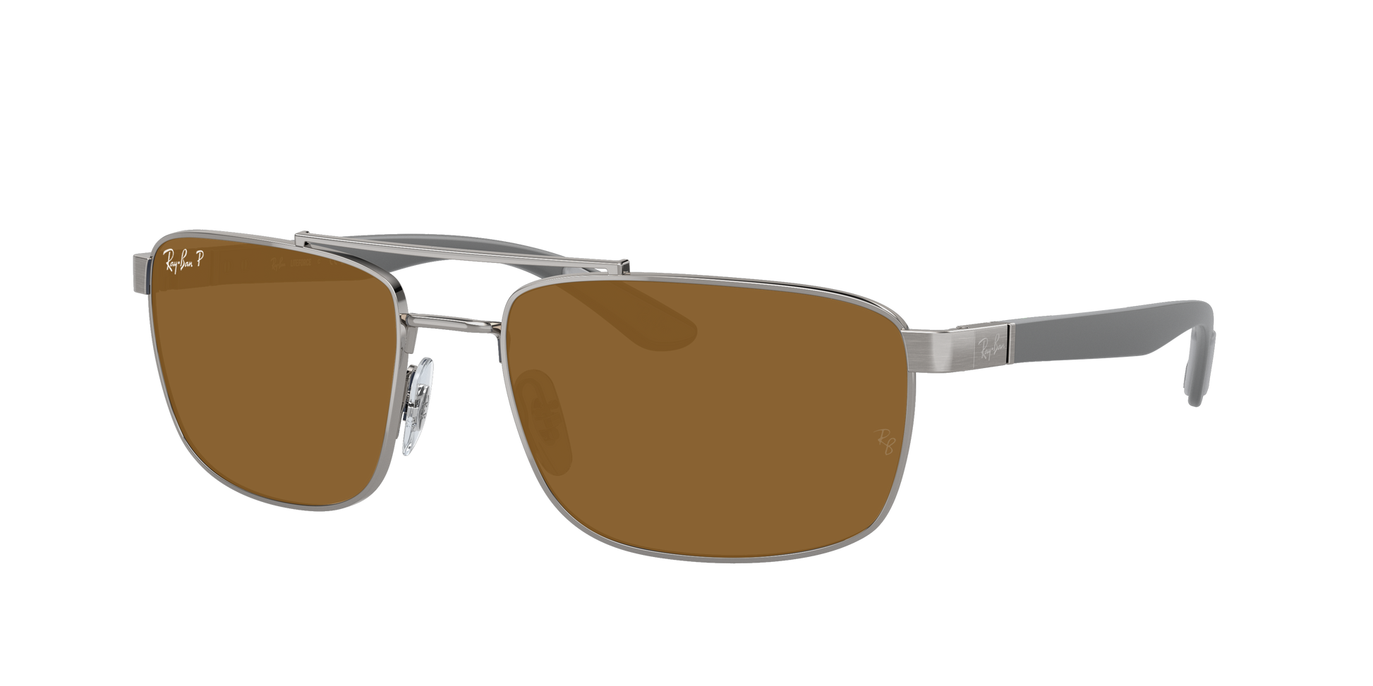 Gunmetal, Brown-Polarized, Rayban