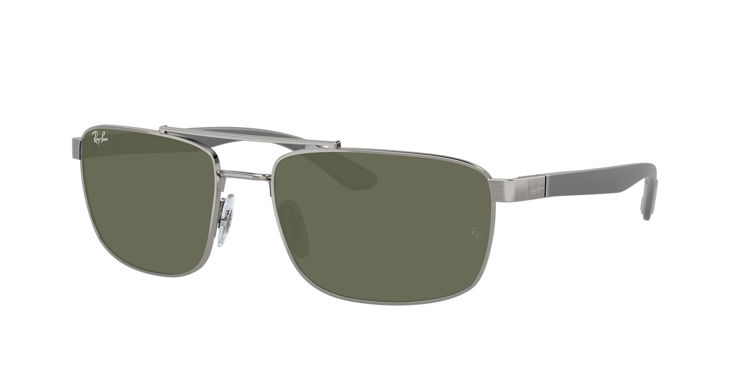 Gunmetal, Green, Rayban