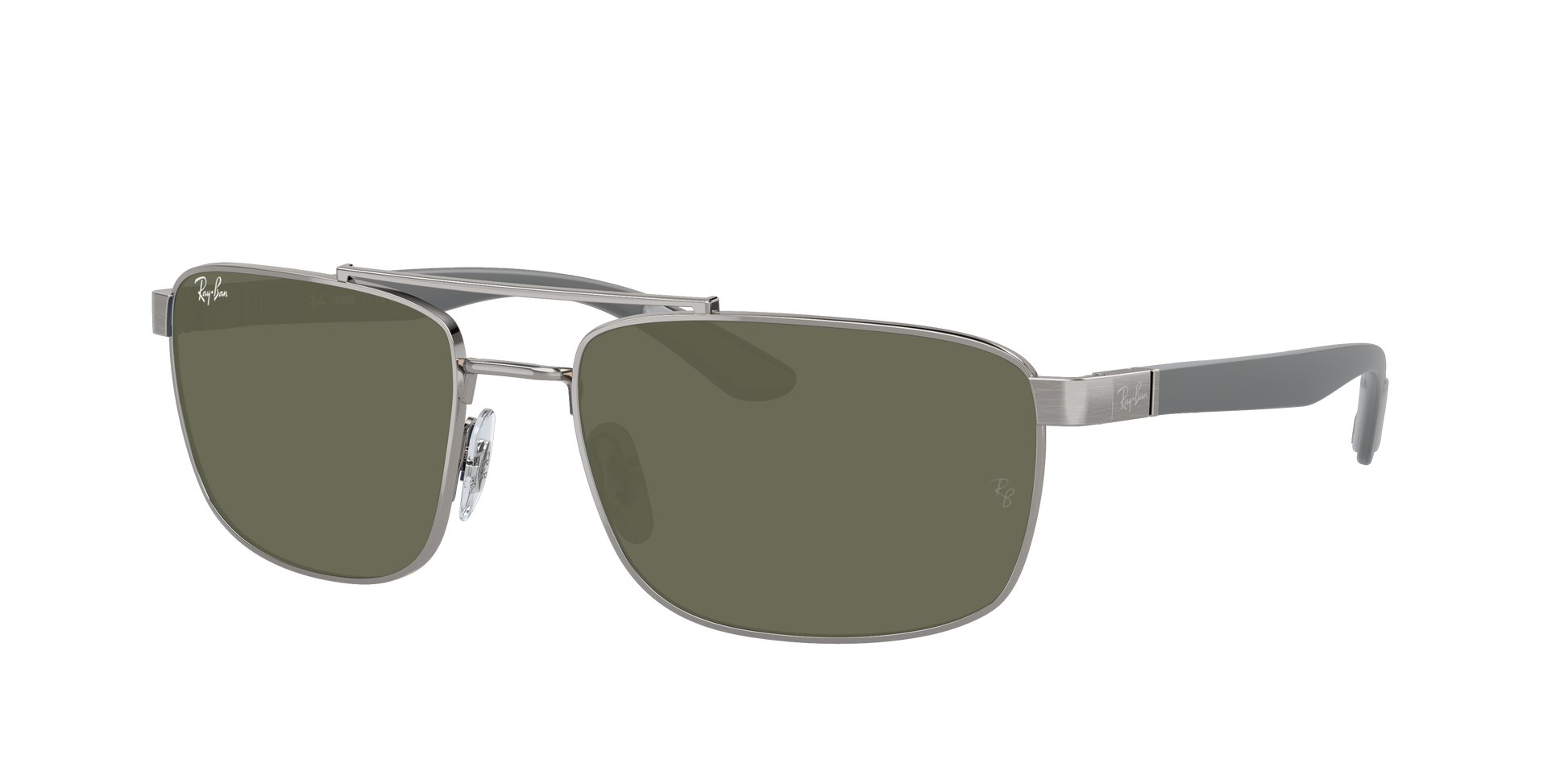 Gunmetal, Green, Rayban
