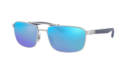 SILVER, Blue-Mirrored, Sunberryrx