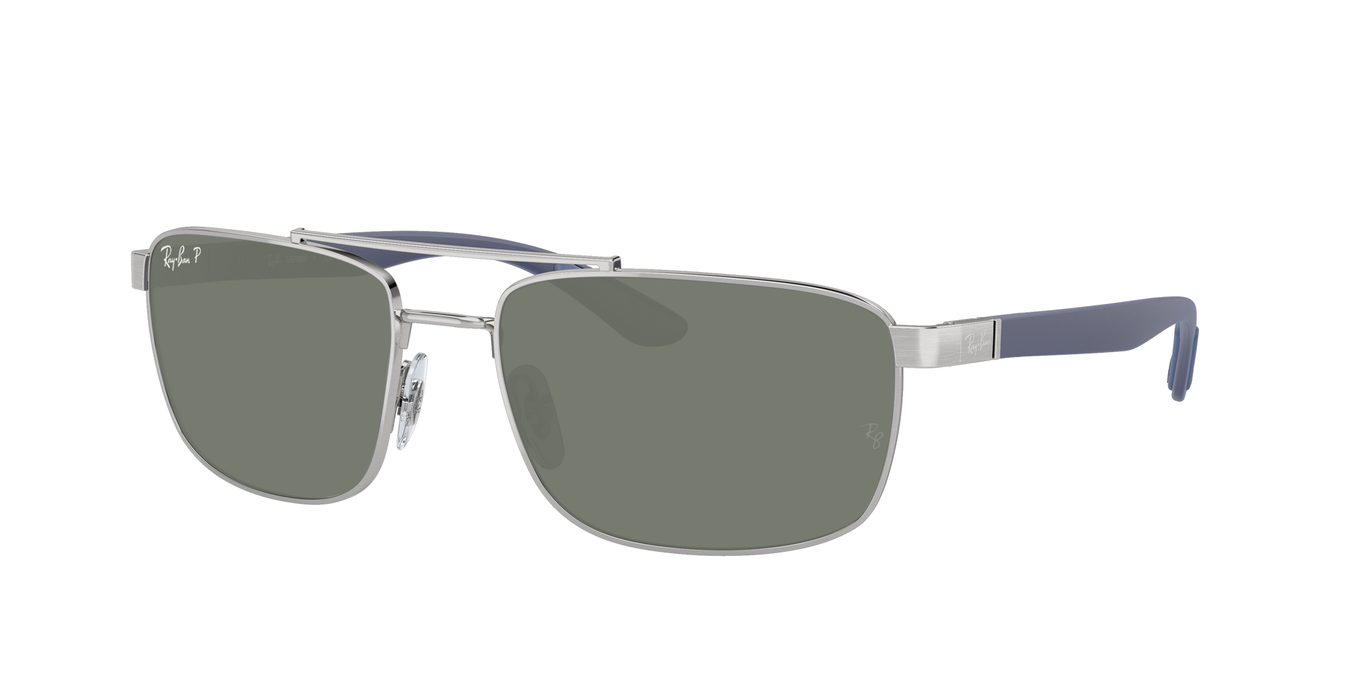 SILVER, Green-Polarized, Rayban