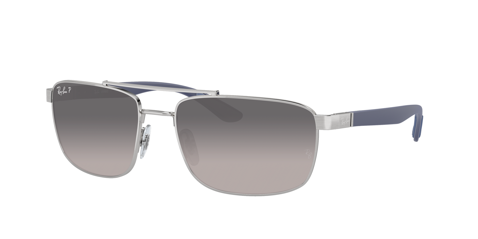 SILVER, Grey Gradient-Polarized, Rayban