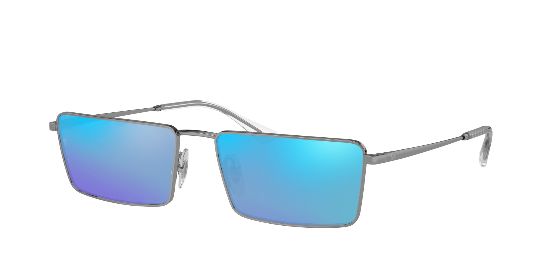 Gunmetal, Blue-Mirrored, Sunberryrx