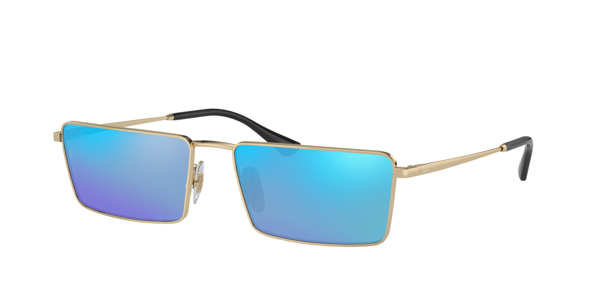 Gold, Blue-Mirrored, Sunberryrx