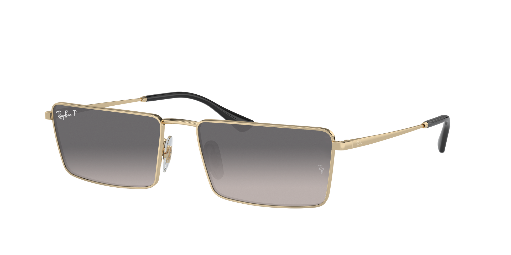 Gold, Grey Gradient-Polarized, Rayban