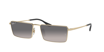 Gold, Grey Gradient-Polarized, Rayban