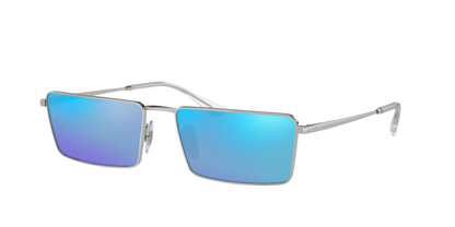 SILVER, Blue-Mirrored, Sunberryrx