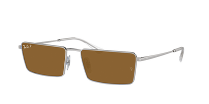 SILVER, Brown-Polarized, Rayban