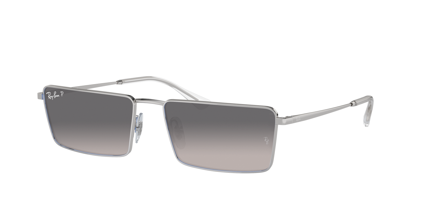 SILVER, Grey Gradient-Polarized, Rayban