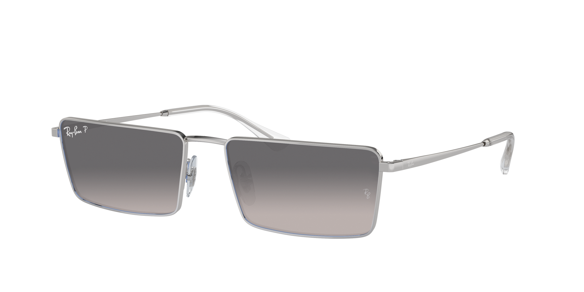 SILVER, Grey Gradient-Polarized, Rayban