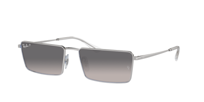 SILVER, Grey Gradient-Polarized, Rayban