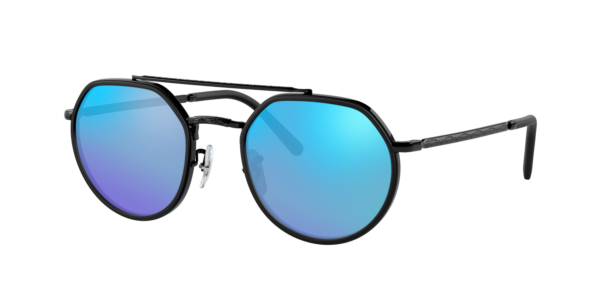 Black, Blue-Mirrored, Sunberryrx