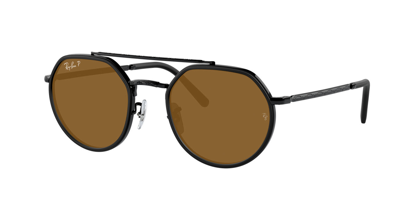 Black, Brown-Polarized, Rayban