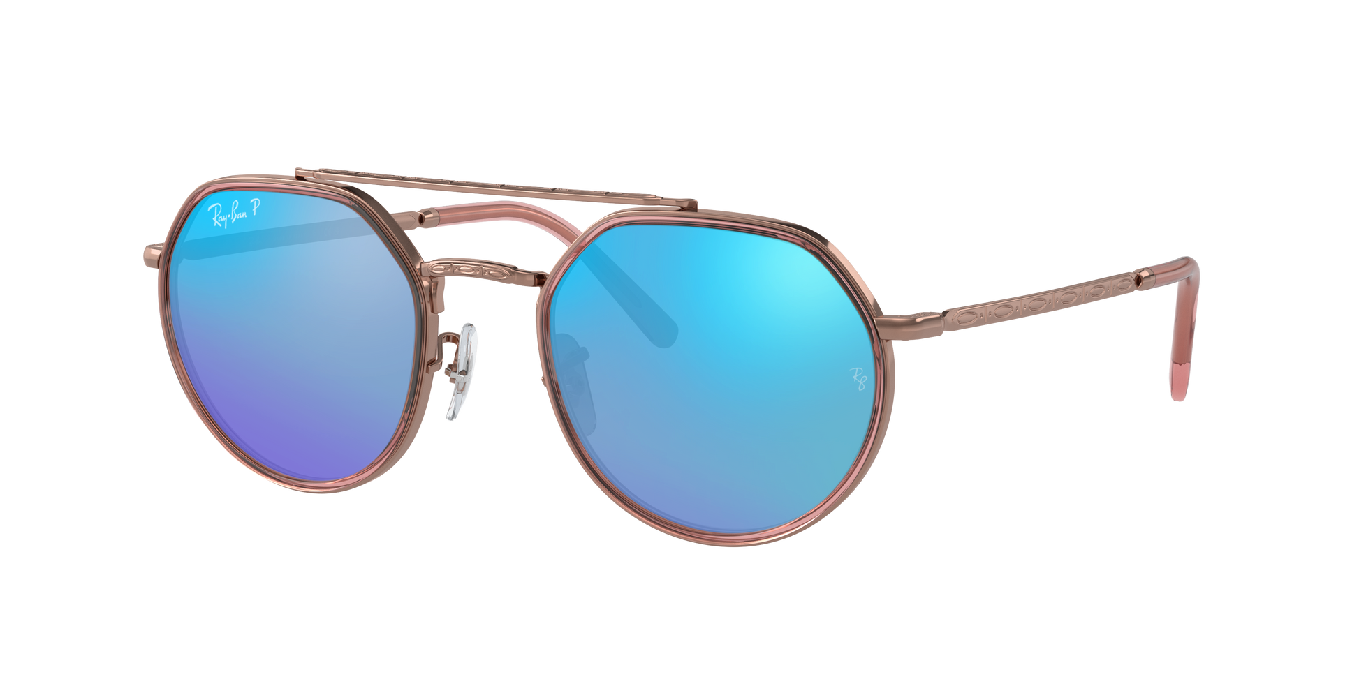 COPPER, Mirrored Blue-Polarized, Rayban