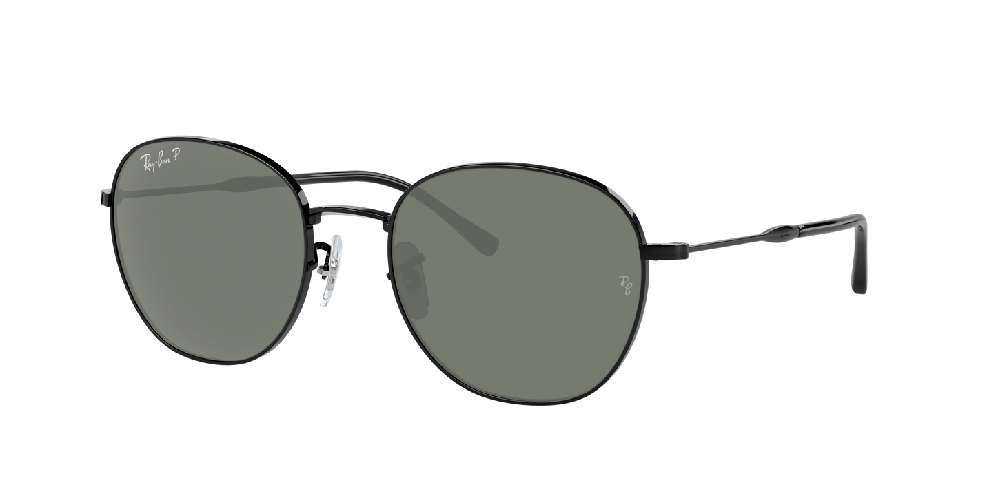 Black, Green-Polarized, Rayban