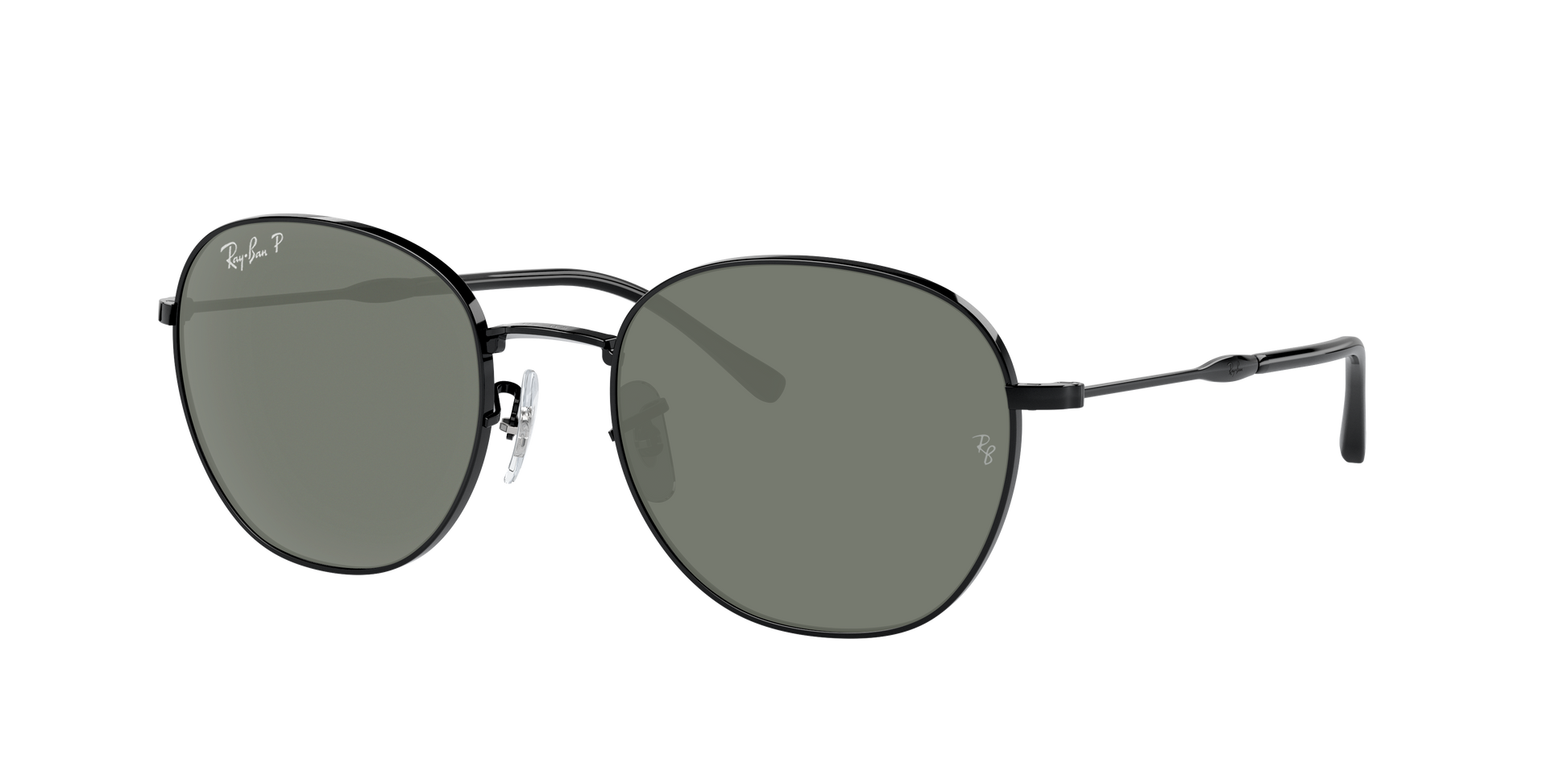Black, Green-Polarized, Rayban