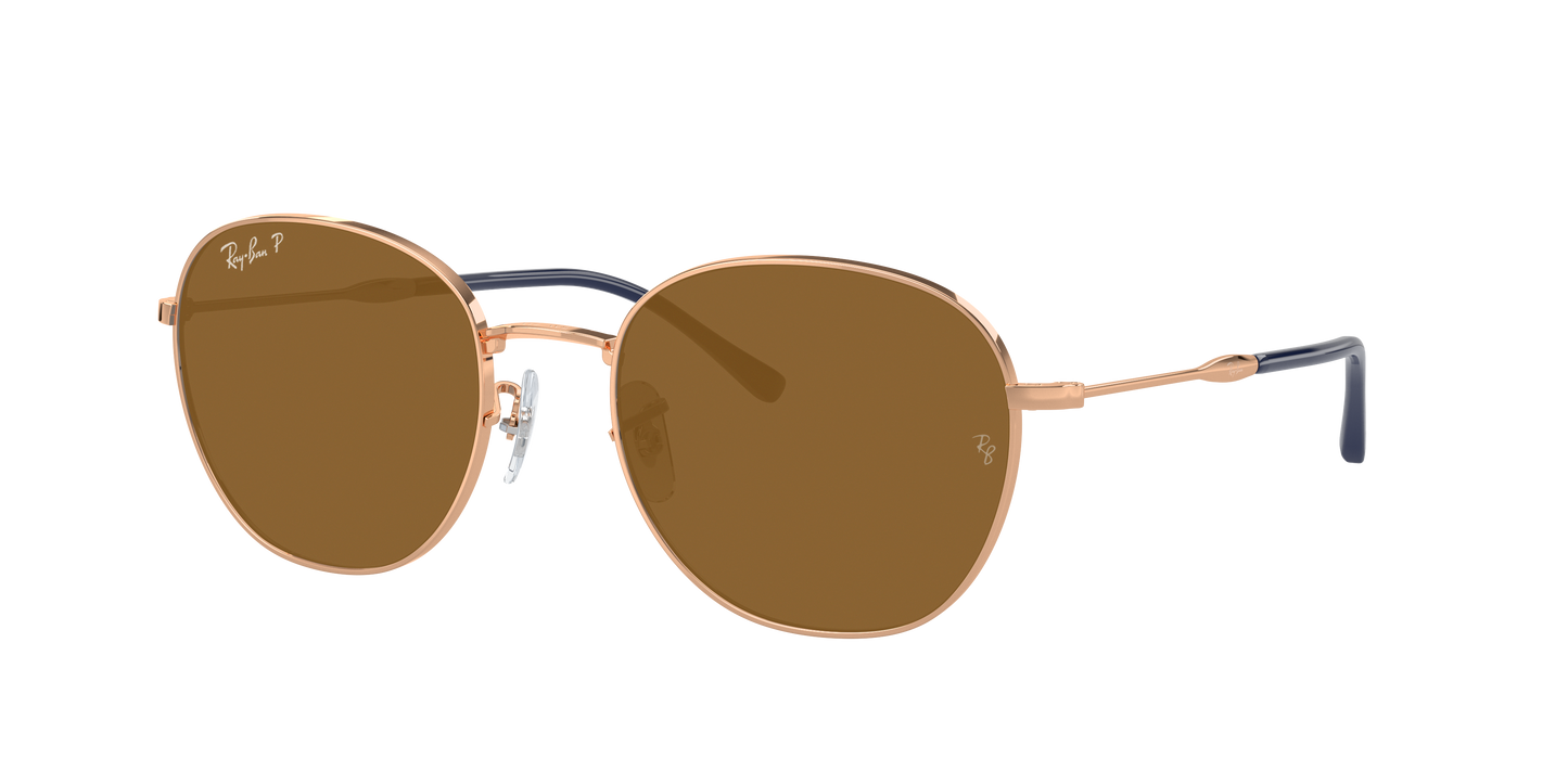 Rose Gold, Brown-Polarized, Rayban