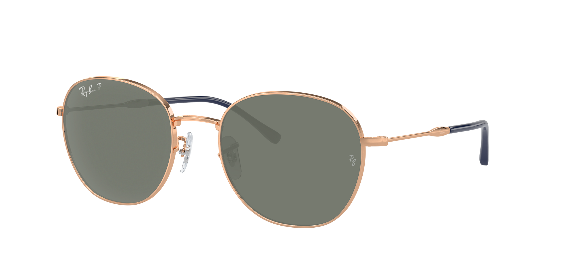 Rose Gold, Green-Polarized, Rayban