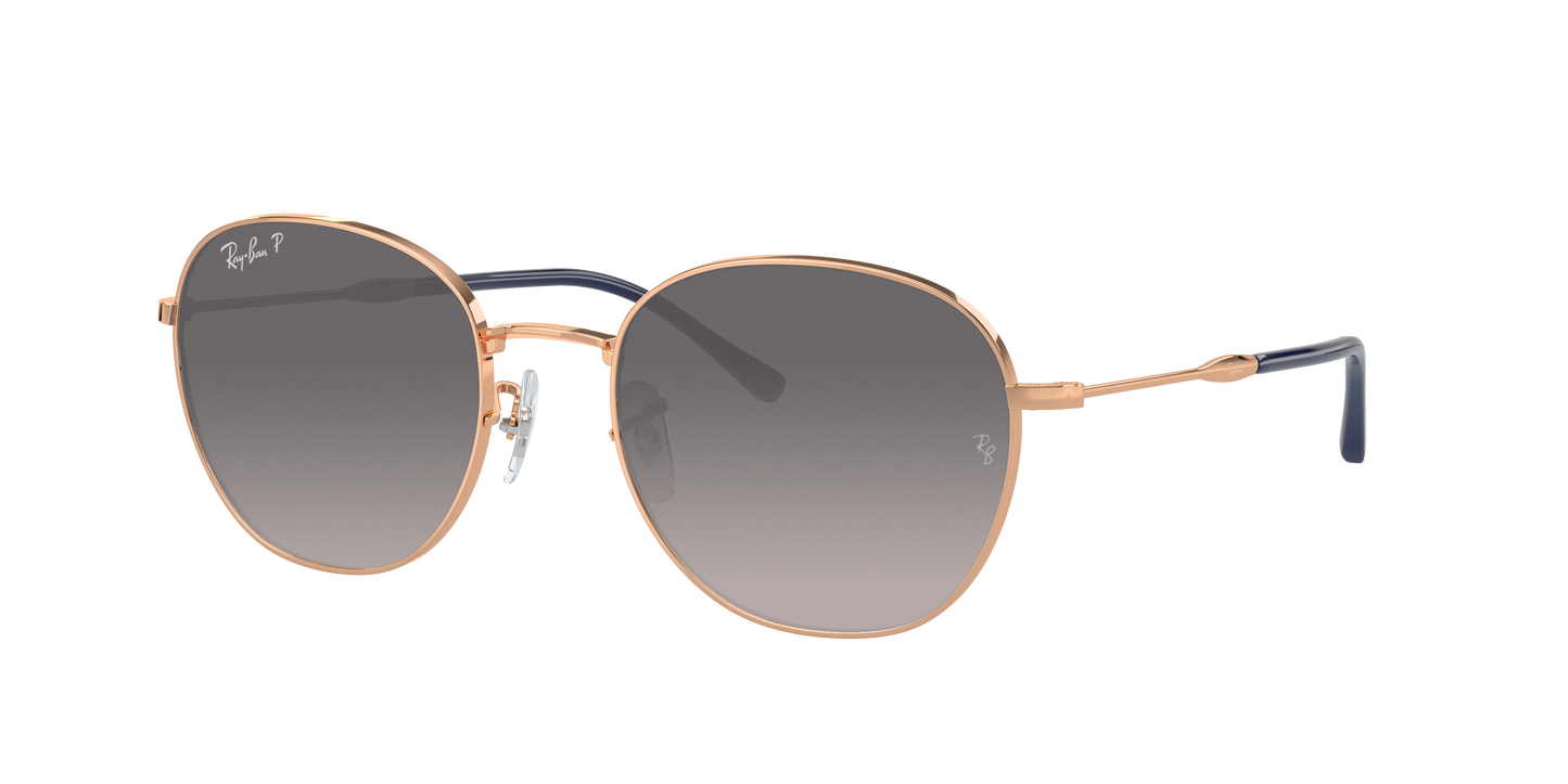 Rose Gold, Grey Gradient-Polarized, Rayban