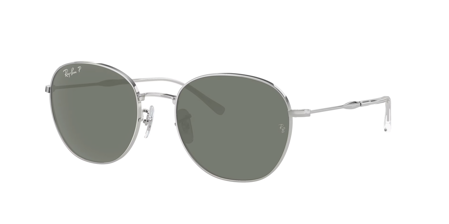 SILVER, Green-Polarized, Rayban