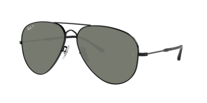 Black, Green-Polarized, Rayban