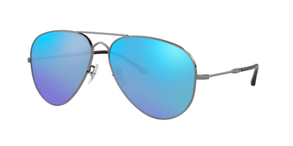 Gunmetal, Blue-Mirrored, Sunberryrx