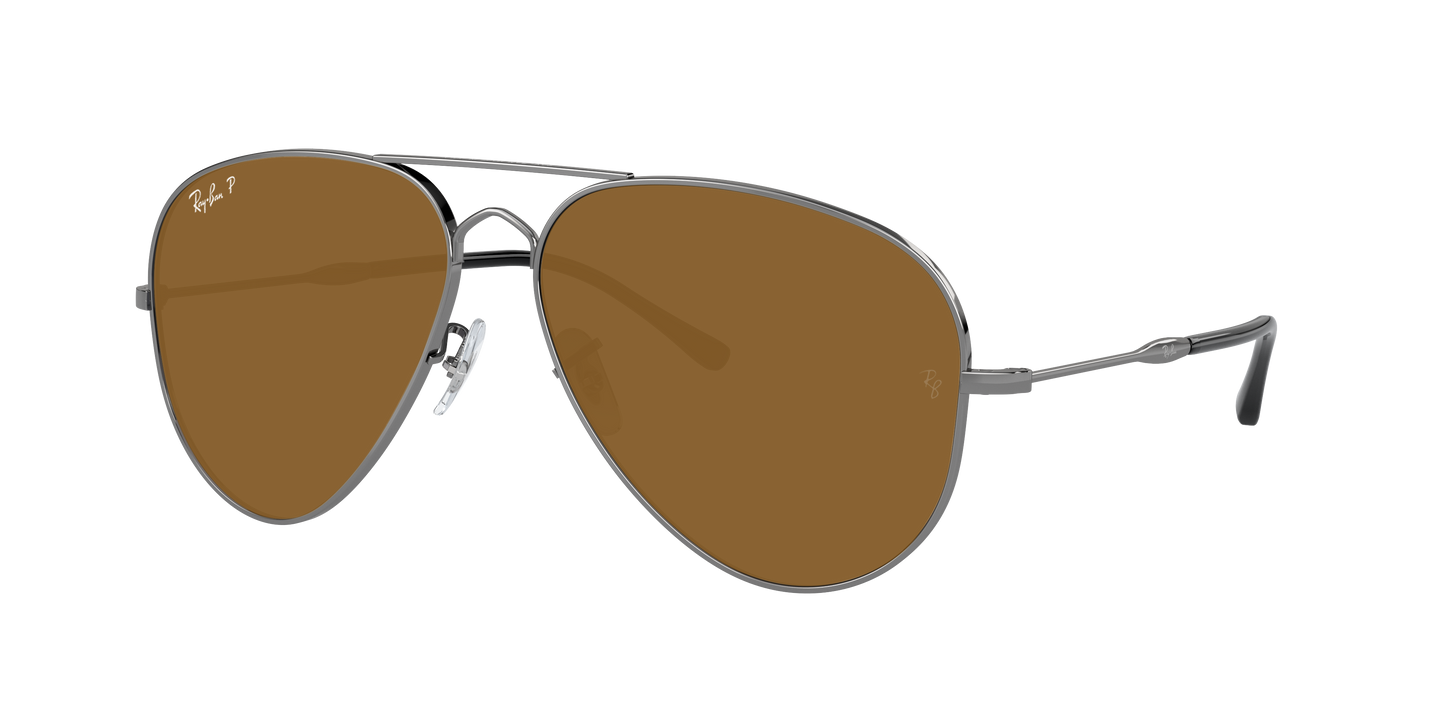 Gunmetal, Brown-Polarized, Rayban