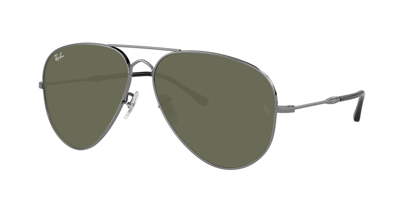 Gunmetal, Green, Rayban