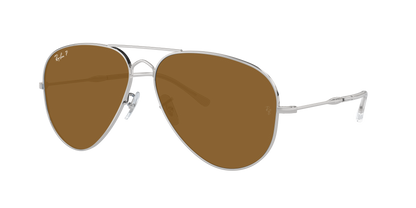SILVER, Brown-Polarized, Rayban