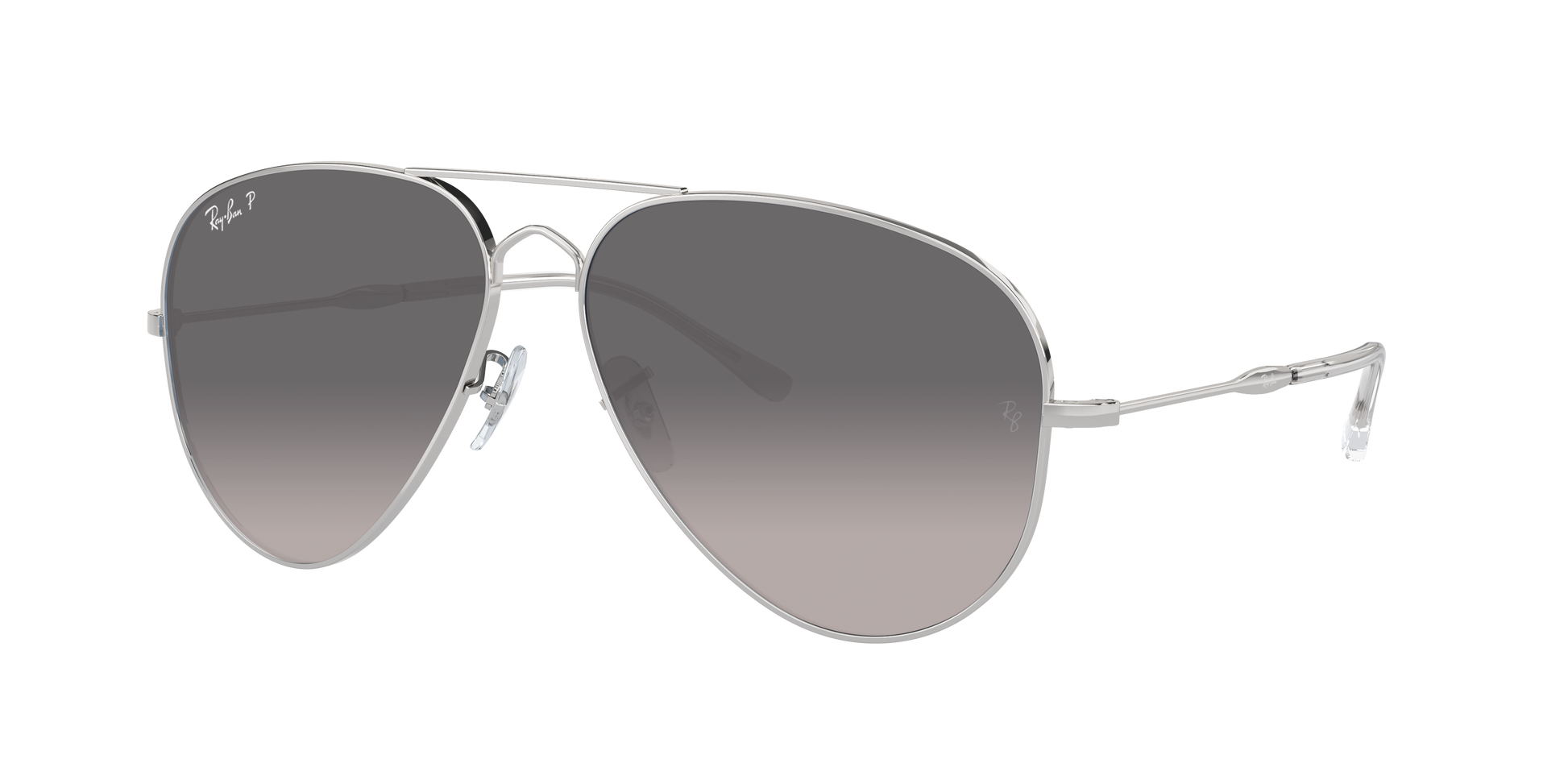 SILVER, Grey Gradient-Polarized, Rayban