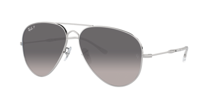 SILVER, Grey Gradient-Polarized, Rayban