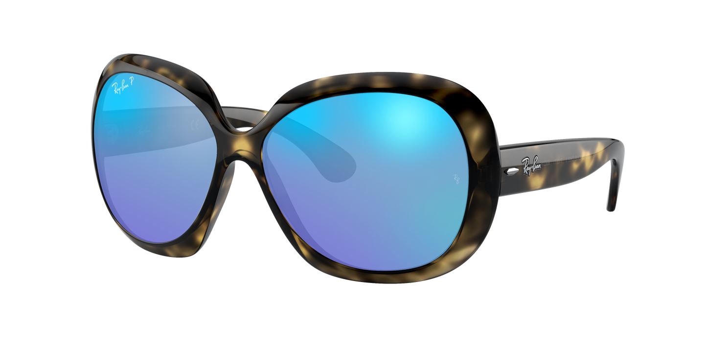 Light Havana, Mirrored Blue-Polarized, Rayban