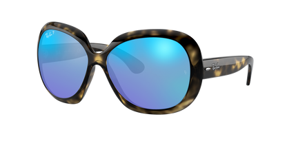 Light Havana, Mirrored Blue-Polarized, Rayban