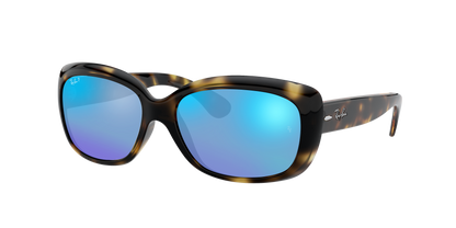 Light Havana, Mirrored Blue-Polarized, Rayban