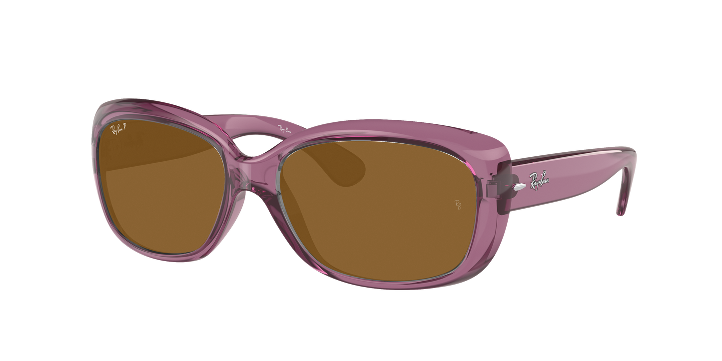 Transparent Violet, Brown-Polarized, Rayban