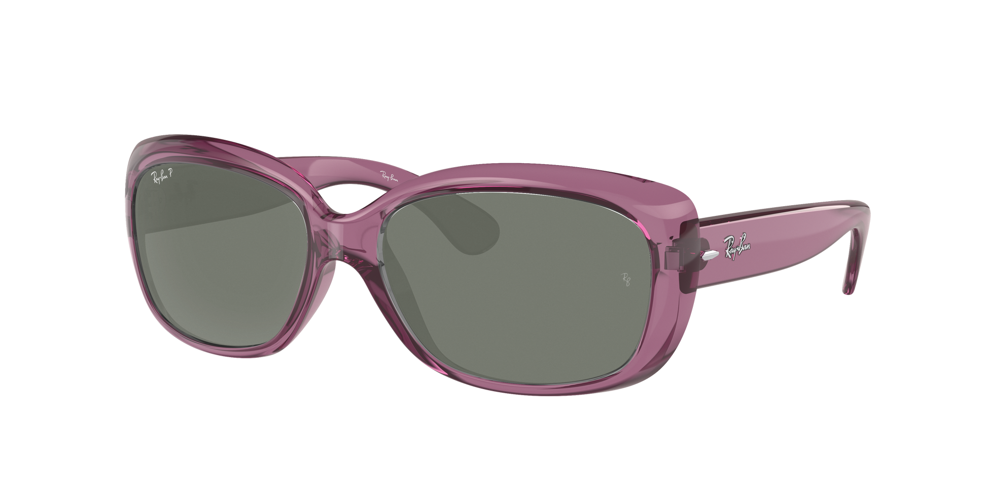 Transparent Violet, Green-Polarized, Rayban