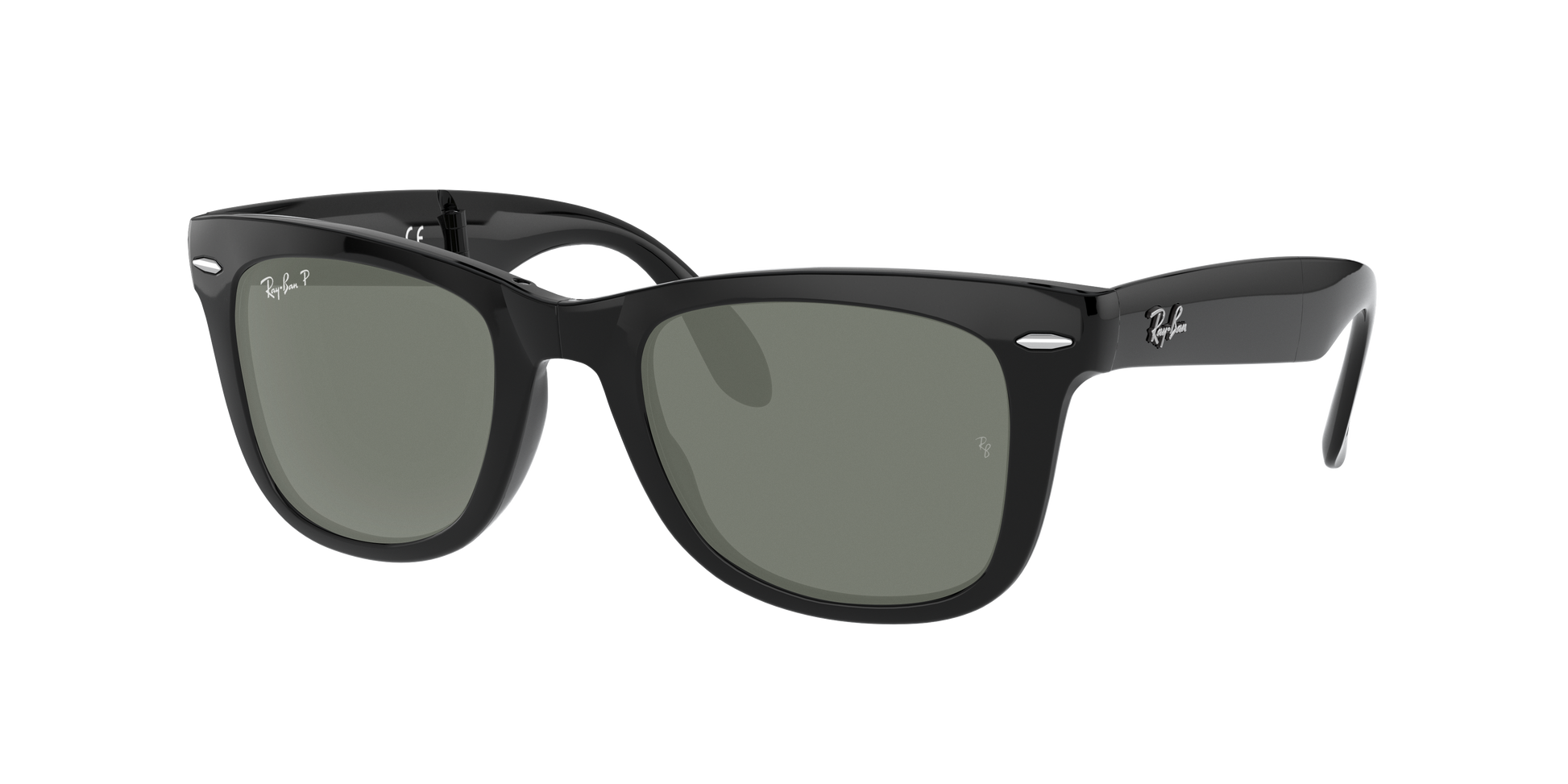 Black, Green-Polarized, Rayban