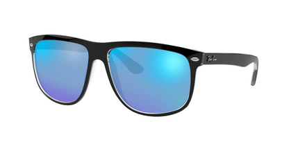 BLACK ON TRANSPARENT, Blue-Mirrored, Sunberryrx