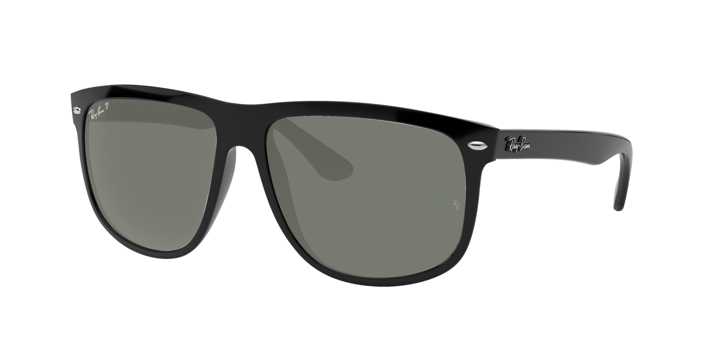 Black, Green-Polarized, Rayban
