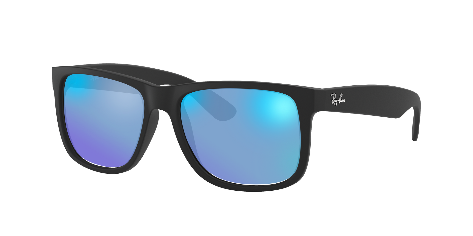 Rubber Black, Blue-Mirrored, Sunberryrx