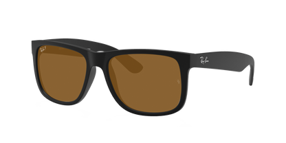 Rubber Black, Brown-Polarized, Rayban