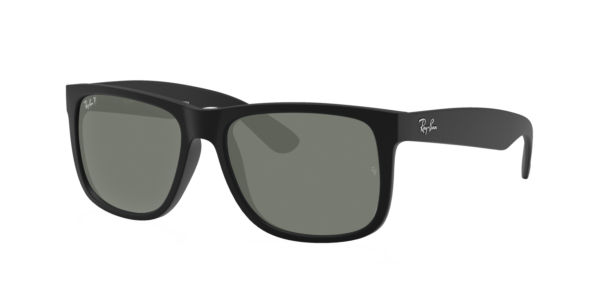 Rubber Black, Green-Polarized, Rayban