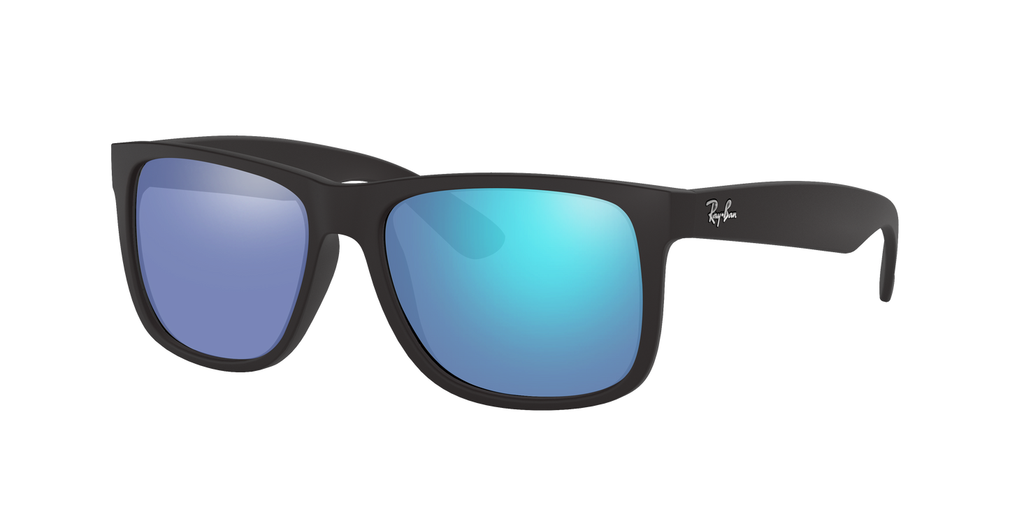 Rubber Black, Blue-Mirrored, Sunberryrx