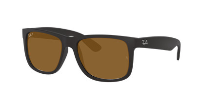 Rubber Black, Brown-Polarized, Rayban