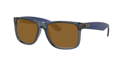 TRANSPARENT BLUE, Brown-Polarized, Rayban