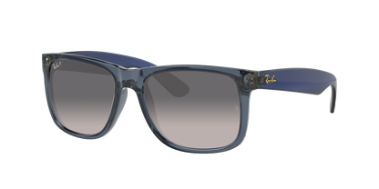 TRANSPARENT BLUE, Grey Gradient-Polarized, Rayban