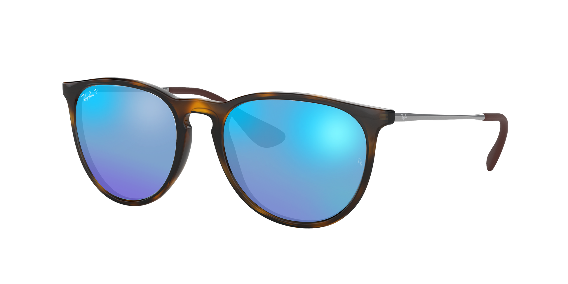 Light Havana, Mirrored Blue-Polarized, Rayban