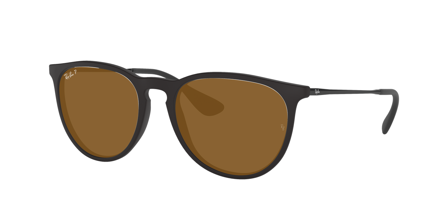 Rubber Black, Brown-Polarized, Rayban