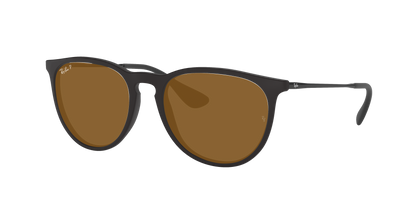 Rubber Black, Brown-Polarized, Rayban