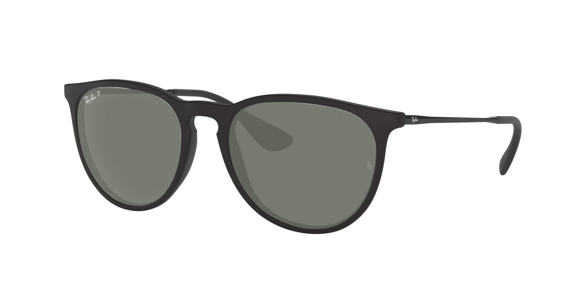 Rubber Black, Green-Polarized, Rayban
